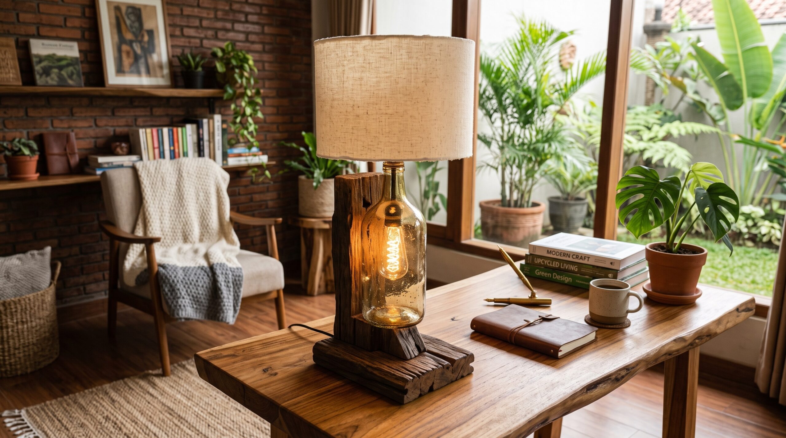 Barang bekas yang diolah kembali menjadi furnitur cantik dan unik berestetika tinggi 1
